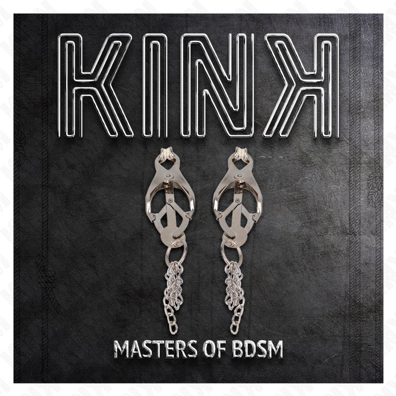 Pinças Trevo Japonês com Correntes — Kink