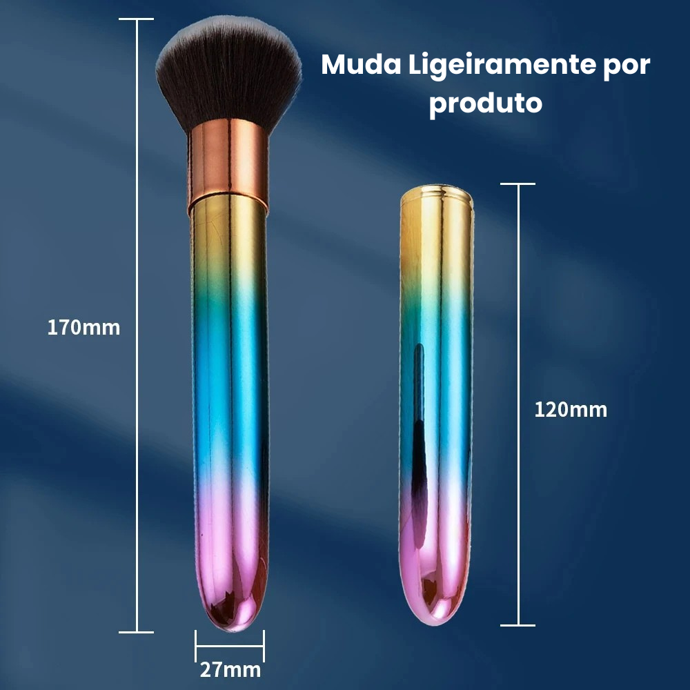 Pincel de maquilhagem vibradora