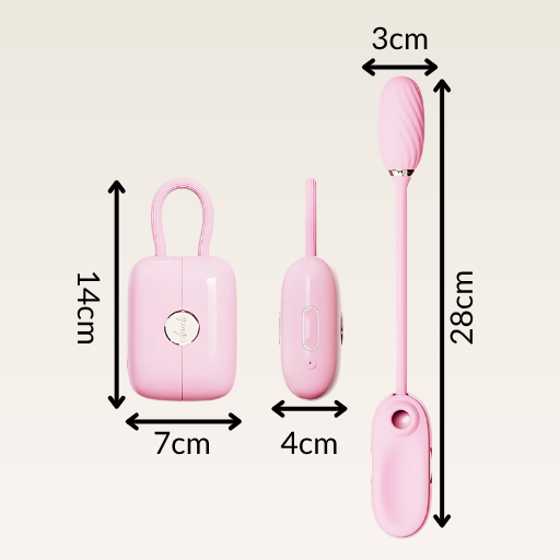 Mini Bolsa 2 em 1, Vibrador e Sugador