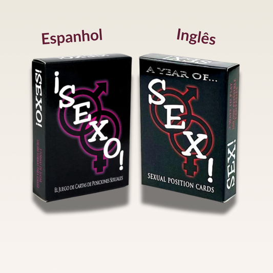 Cartas de Posições Sexuais em Inglês e Espanhol - Prazer em TI