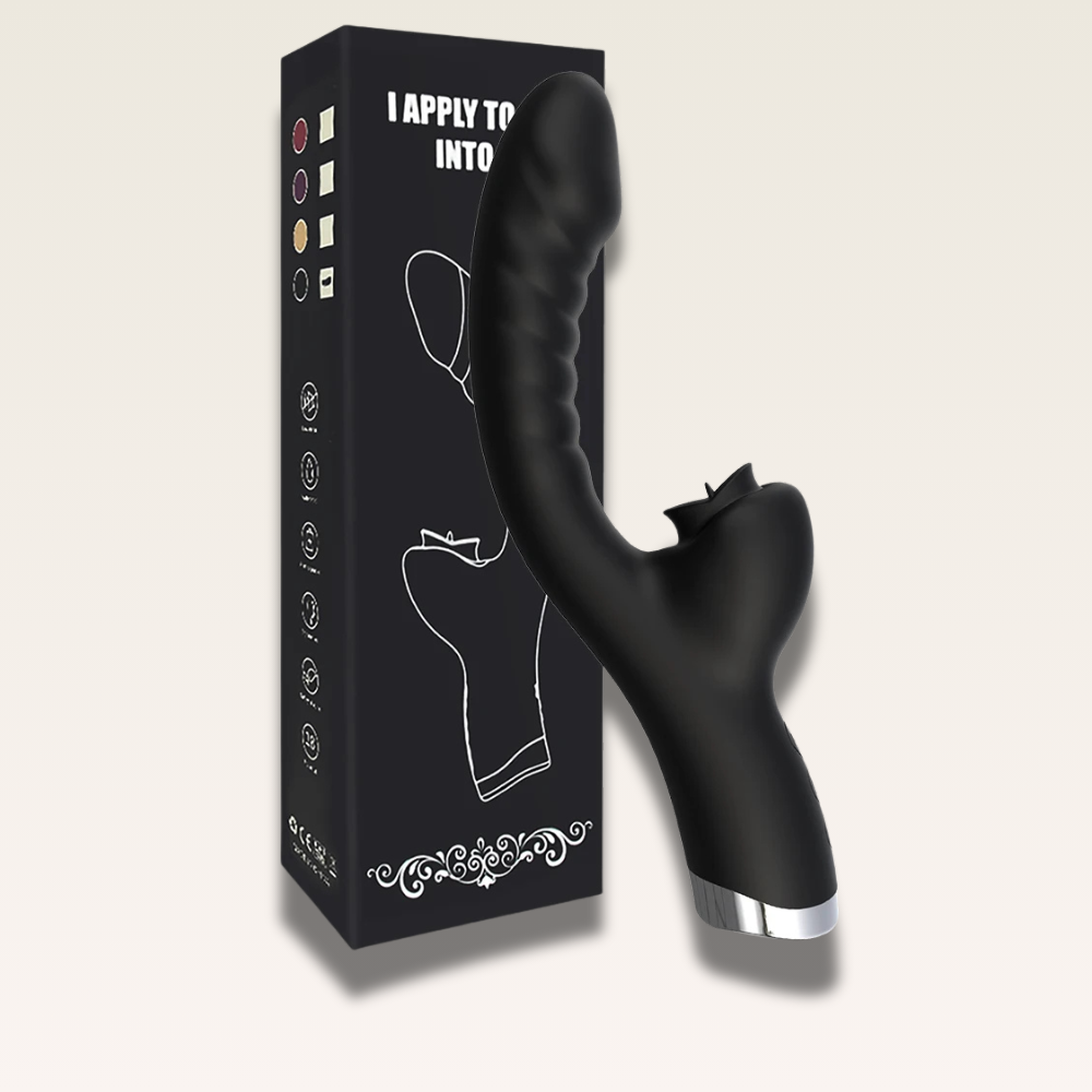 Vibrador Lambedor 2 em 1 - Prazer em TI