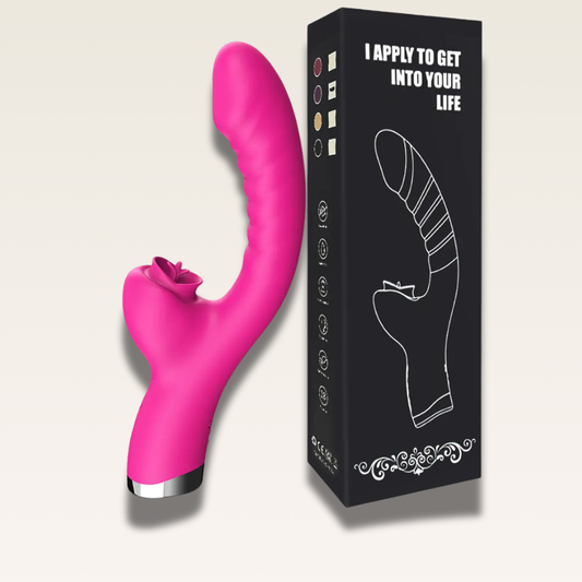 Vibrador Lambedor 2 em 1 - Prazer em TI