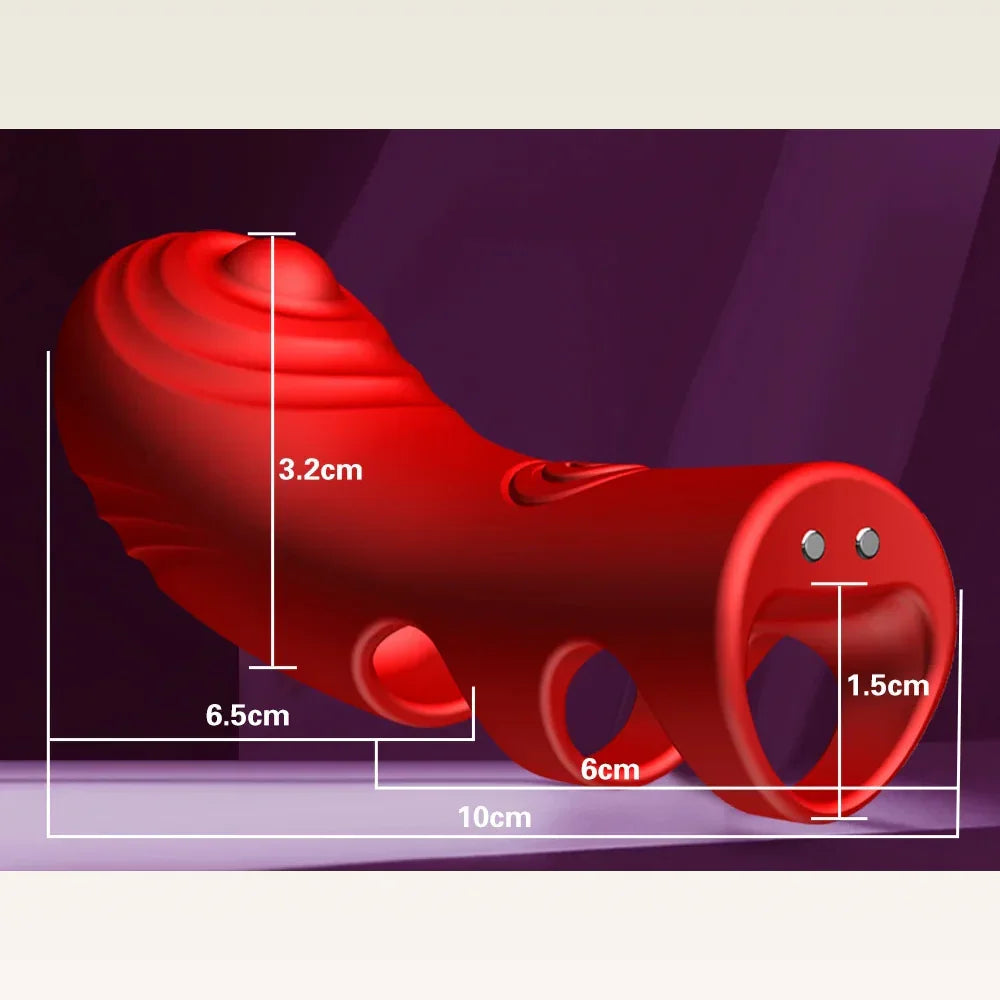 Vibrador de Dedo para Estimulação - Prazer em TI