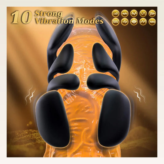 Estimulador para Glande com Função Vibratória e Retardante - Prazer em TI