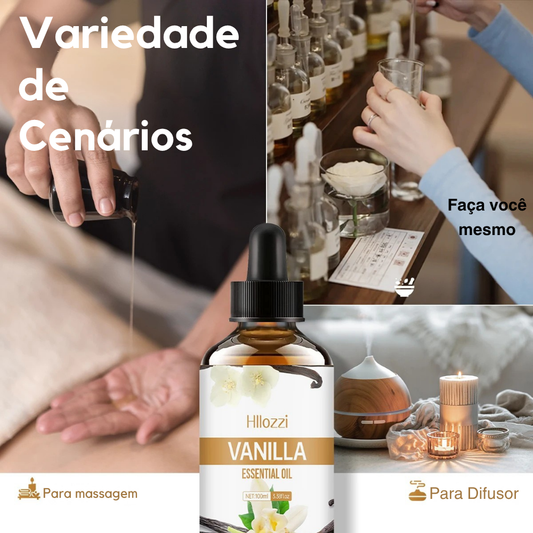 Óleo Essencial de Baunilha para Rosto - Prazer em TI