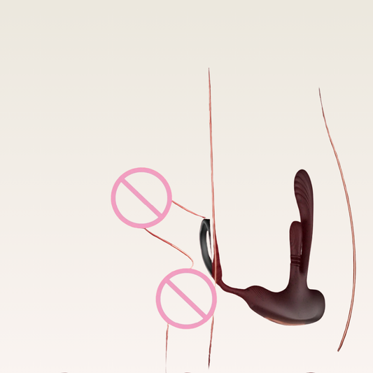 Vibrador Anal com Massageador de Próstata e Anel Peniano - Prazer em TI