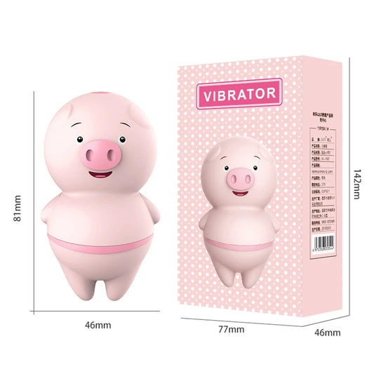 Sugador e Vibrador de Clitóris, Porquinho discreto - Prazer em TI