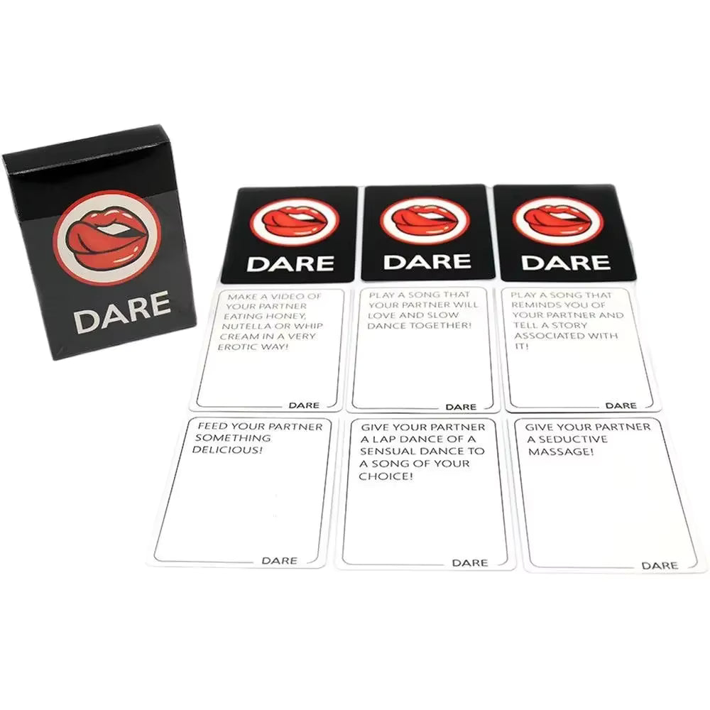 Cartas Conversar, Flertar ou Desafio - Prazer em TI