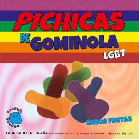 PRIDE – LGBT-Gummibonbons in Penisform