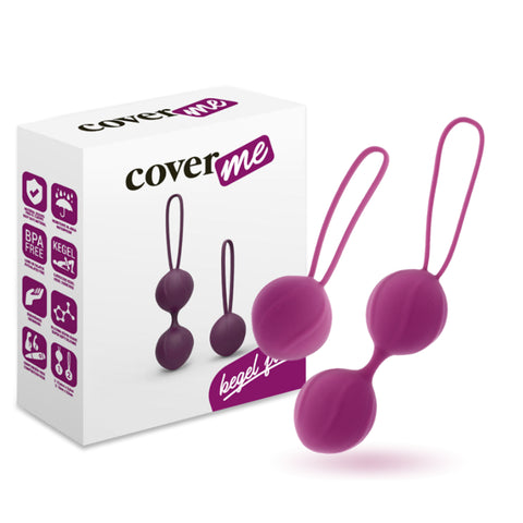 Coverme Kegel Fit — Kit Treinador Pélvico com Bola Simples e Dupla