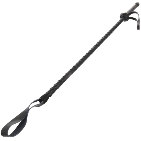 Darkness — Chicote BDSM com Ponta de Couro 60 cm