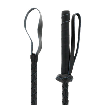 Darkness — Chicote BDSM com Ponta de Couro 60 cm — vista adicional 2