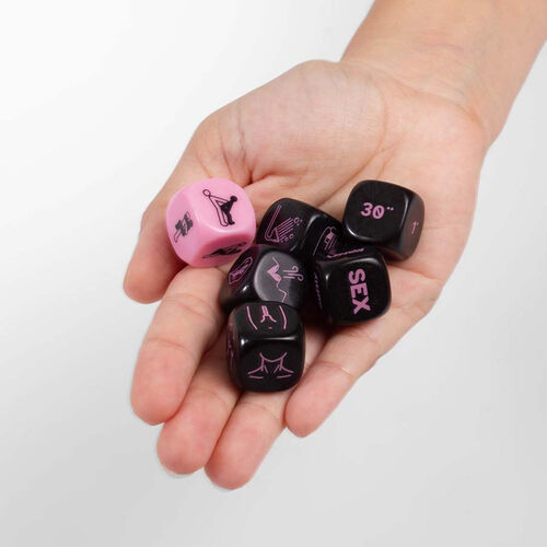 Jogo Erótico de 6 Dados – Ações, Locais, Tempos & Kamasutra