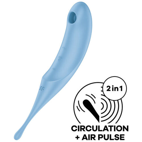 Twirling Pro Air — Estimulador de Ponta Fina com Air-Pulse & Vibração Independente — imagem principal