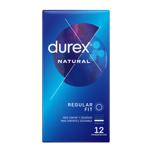 Durex — Preservativos Natural Plus 12 Unidades