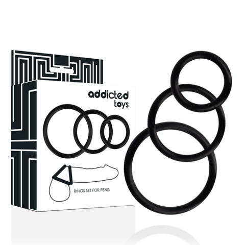 Addicted Boys — Kit de Anéis Penianos Superelásticos — imagem principal