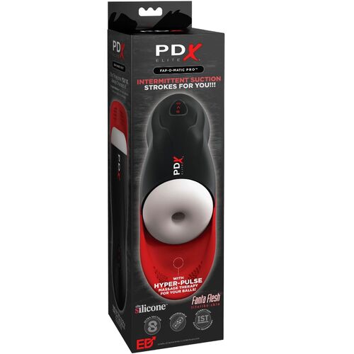 PDX Elite — Stroker Fap-O-Matic Pro com Sucção e Estimulação de Testículos