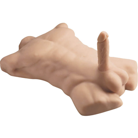 Torso Masculino Realista em Silicone Premium com Vibração e Design à Prova de Água — imagem principal