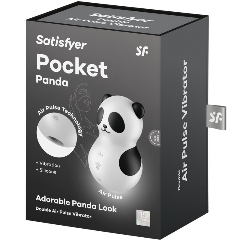 Satisfyer – Pocket Panda Estimulador Air Pulse + Vibração