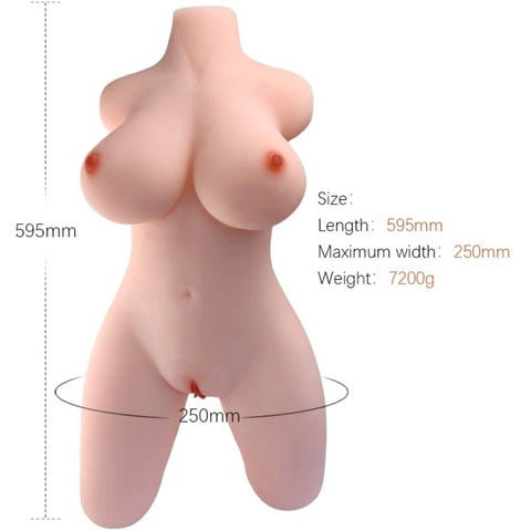 Torso Feminino Realista em TPE com Textura Ultra Macia — imagem principal