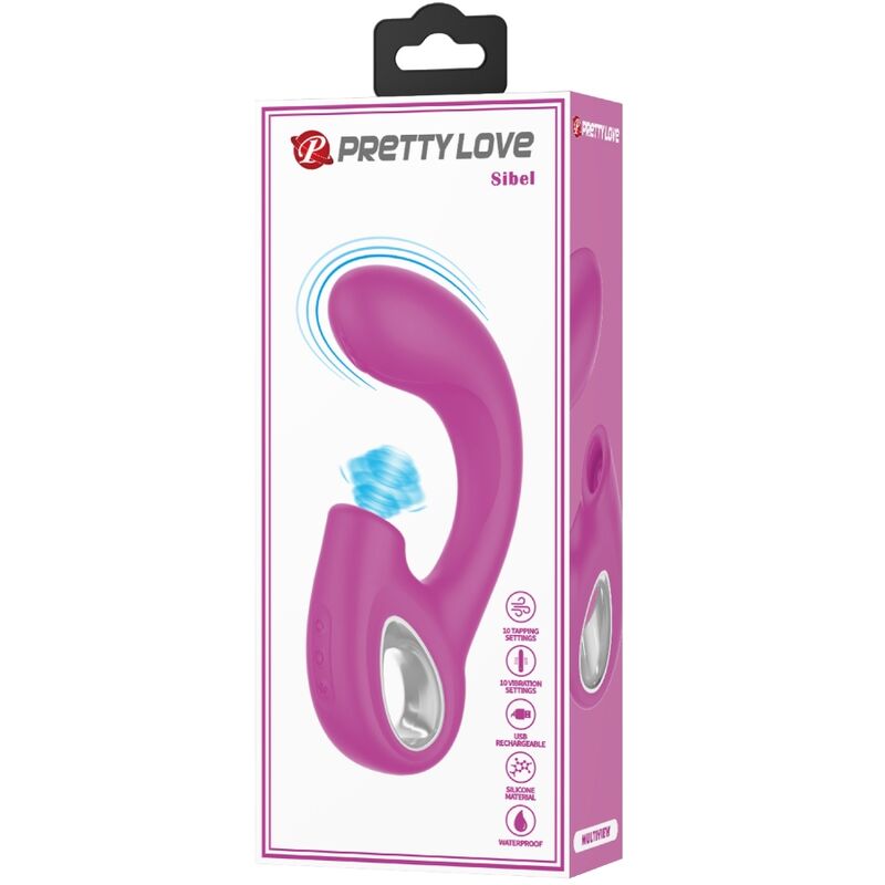Sibel — Vibrador de Ponto G e Clitóris — Pretty Love