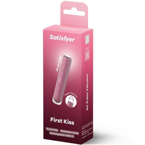 SATISFYER – First Kiss Wave • Mini Estimulador Air Pulse 33 Modos