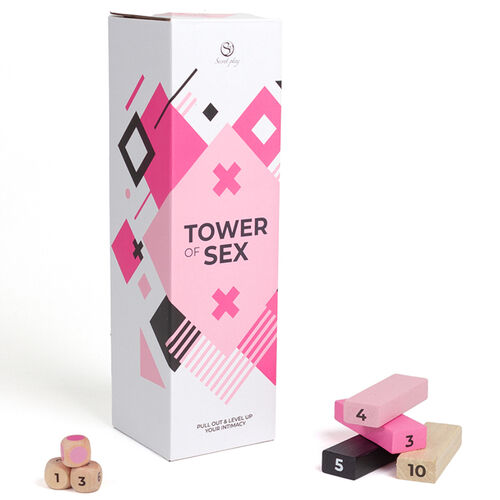 SecretPlay – “Tower of Sex” Jenga Erótico com Desafios Picantes