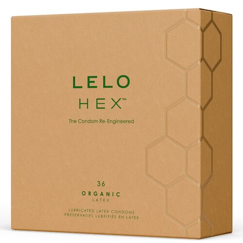 LELO — Preservativos Orgânicos HEX 36 Unidades