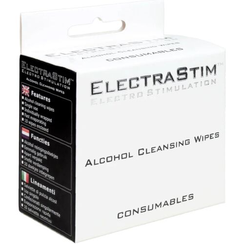 ElectraStim — Lenços de Limpeza com Álcool 70% (10 Unidades)