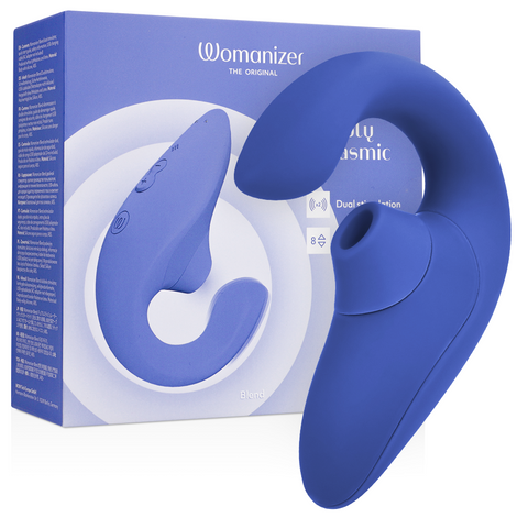Blend — Vibrador Rabbit — Womanizer — Azul Vibrante — imagem principal