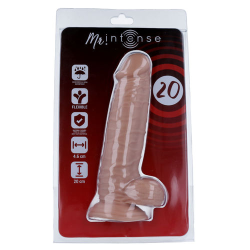 Mr. Intense — Modelo 20 Dildo Realista 20 cm com Ventosa