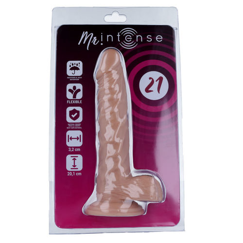 Mr. Intense — Modelo 21 Dildo Realista 20,1 cm com Ventosa