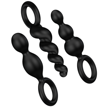 Kit de 3 Plugs Anais Tricolor em Silicone Líquido — vista adicional 2