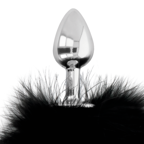 Darkness Plug Anal com Cauda Preta – Compacto, Confortável e Fetiche
