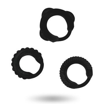Addicted Toys — Conjunto de 3 Anéis Penianos C em Silicone — vista adicional 2