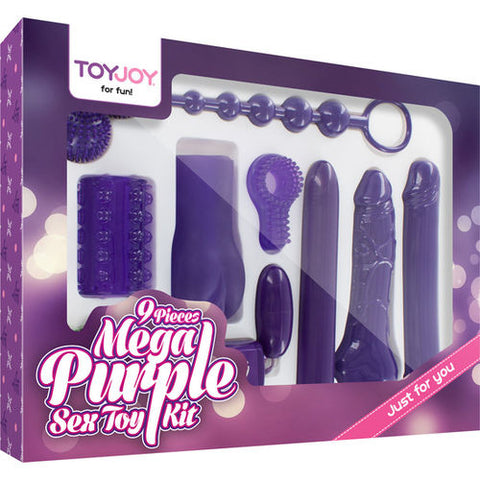 TOYJOY — Kit Mega Purple 9 Peças para Estimulação Total — imagem principal