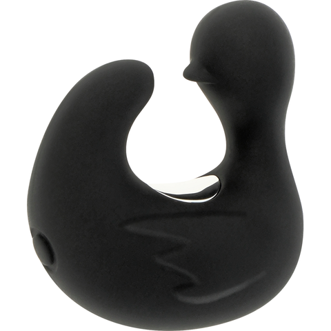 Black & Silver Duckymania – Wiederaufladbarer Fingervibrator – Hauptbild