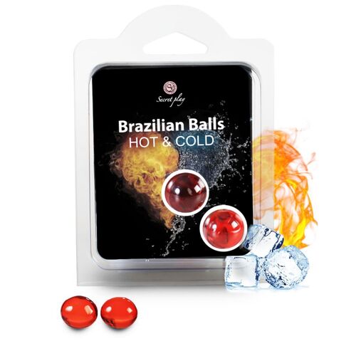 Secretplay Bolas Brasileiras Efeito Calor & Frio – 2 Unidades