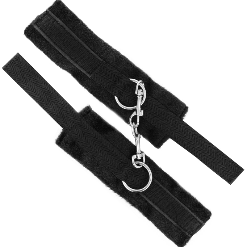 Kit con manette, maschera e piumino per solletico