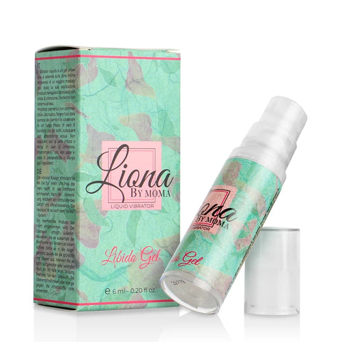 Gel Estimulante Liona by Moma Libido (6 ml) — frasco e caixa do gel
