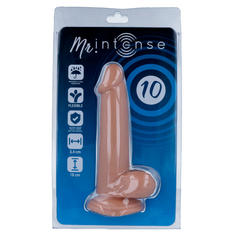 Mr. — Model 10 Realistic Dildo 18 cm with Suction Cup