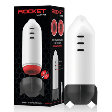 Rocket Masturbator com Vibração e Compressão — vista adicional 2