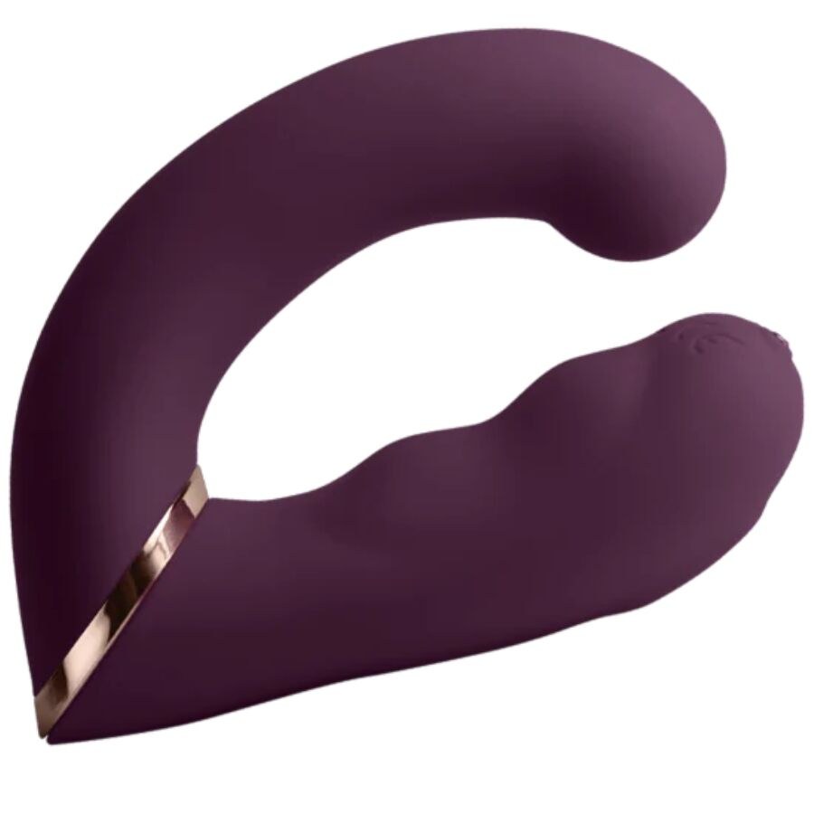 Rocks-Off Gemini – Doble punto G y vibrador de clítoris púrpura