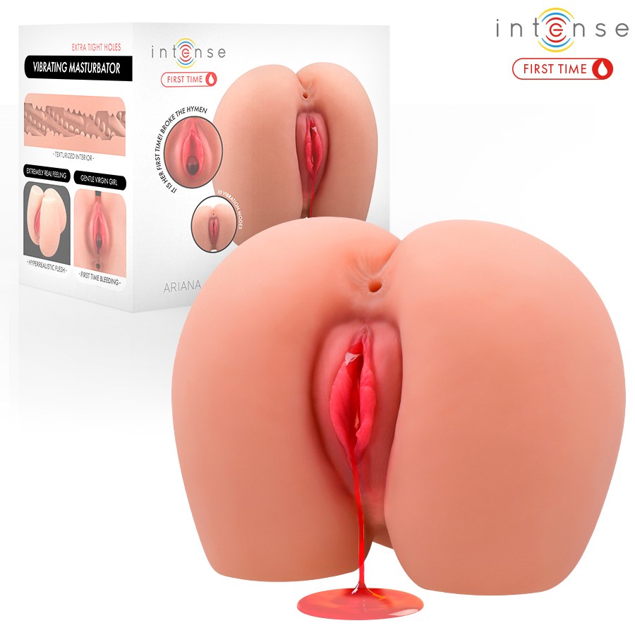 INTENSE FIRST TIME - VIBRADOR ARIANA VIRGEM MASTURBADOR COM SANGRAMENTO