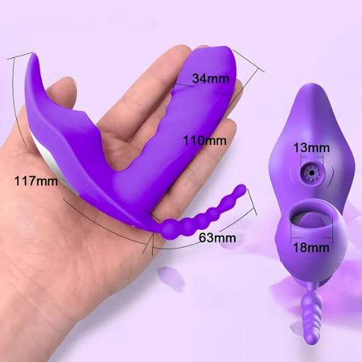Vibrador 3 em 1 com APP Bluetooth