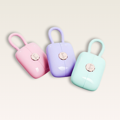 Mini Bolsa 2 em 1, Vibrador e Sugador