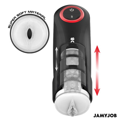JAMYJOB - MASTURBADOR AUTOMÁTICO DE VAGINA POR GRAVIDADE 5 MODOS DE SUCÇÃO