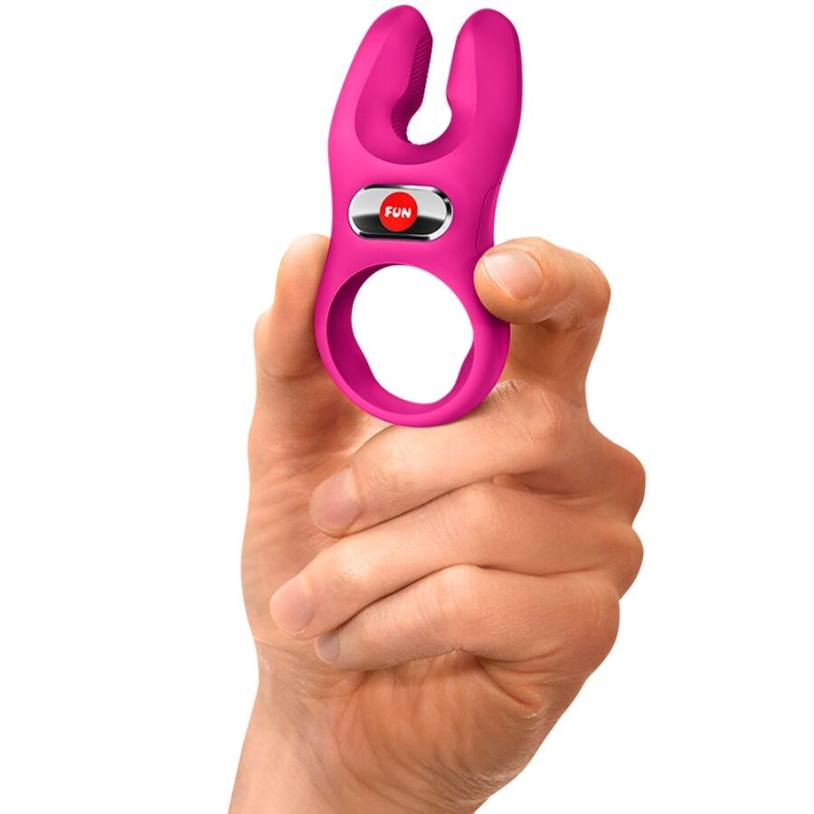 NŌS Pro — Anel Peniano Vibratório Magenta — Fun Factory