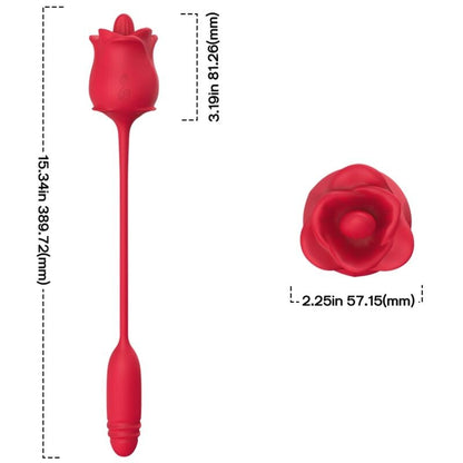 ARMONY - 3 EM 1 ROSA, ESTIMULADOR, SUCÇÃO E SUBIDA E DESCIDA COM CAUDA VERMELHA