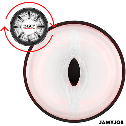 JAMYJOB - STORM MASTURBADOR AUTOMÁTICO DE VAGINA 10 MODOS DE ROTAÇÃO E IMPULSO
